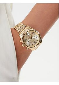 Michael Kors Zegarek Lexington MK7378 Złoty. Kolor: złoty #4