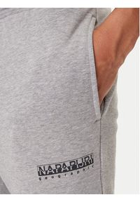 Napapijri Spodnie dresowe M-Gori Wint NP0A88UH Szary Relaxed Fit. Kolor: szary. Materiał: bawełna #4