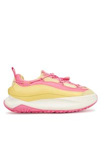 Moon Boot Sneakersy Moon247 Xlace 80D2490100 Żółty. Kolor: żółty. Materiał: zamsz, skóra
