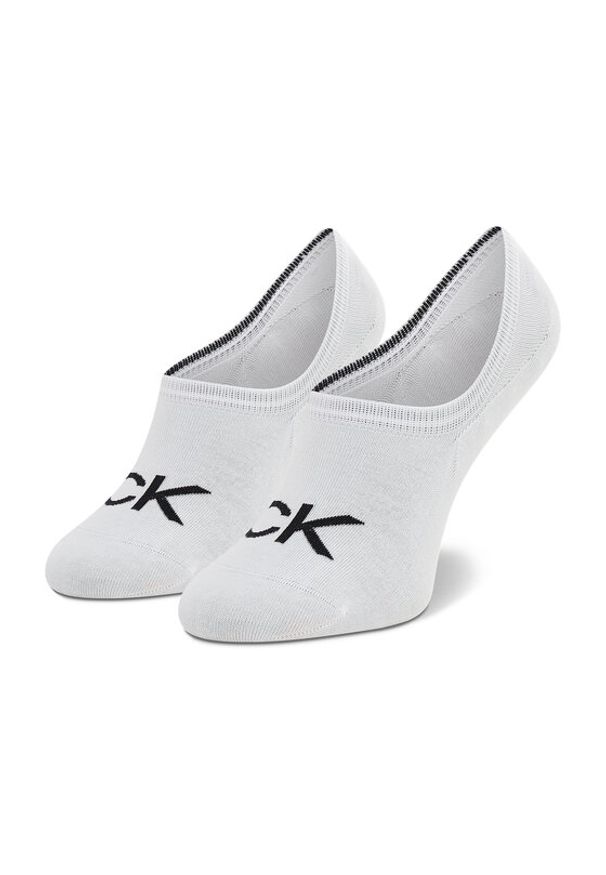 Calvin Klein Stopki 701218773 Biały. Kolor: biały. Materiał: materiał