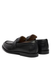 Calvin Klein Półbuty Ess Rubber Loafer Hw Plaq Va Lth HM0HM02177 Czarny. Kolor: czarny. Materiał: skóra #6