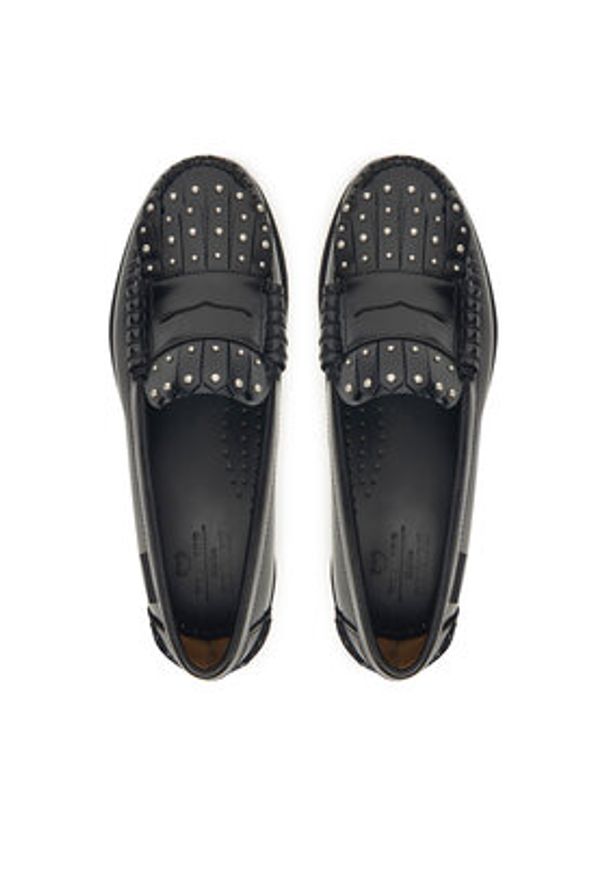 Weekend Max Mara Loafersy Weekendanlug 2525526015670 Czarny. Kolor: czarny. Materiał: skóra