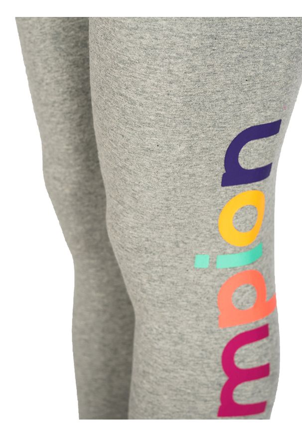 Champion Legginsy | 112312 | Kobieta | Szary Melanż. Kolor: szary. Materiał: bawełna, elastan. Wzór: melanż