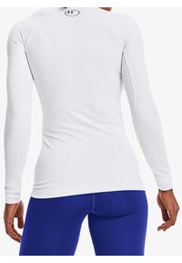 Bluza damska Under Armour ColdGear Authentics Crew. Kolor: biały. Długość rękawa: długi rękaw