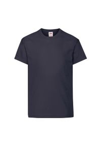 FRUIT OF THE LOOM - Oryginalna Koszulka Dla Dzieci. Kolor: niebieski