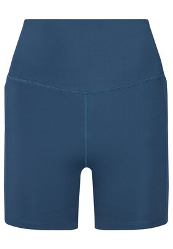 GIRLFRIEND COLLECTIVE - Girlfriend Collective Szorty sportowe Pocket Run 4037 Granatowy Slim Fit. Kolor: niebieski. Materiał: syntetyk. Sport: bieganie