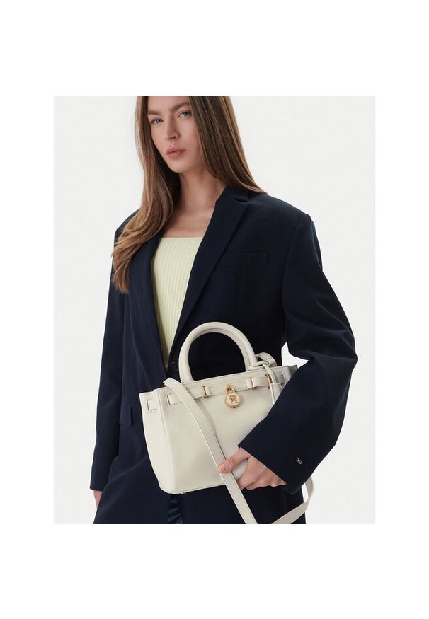 TOMMY HILFIGER - Torebka Tommy Hilfiger. Kolor: beżowy