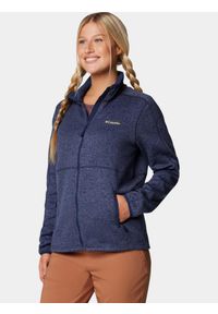 columbia - Bluza Polarowa Damska Columbia Sweater Weather II. Kolor: niebieski. Materiał: polar. Sport: turystyka piesza