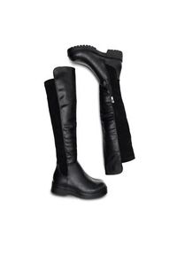 DeeZee Muszkieterki XENIA H58573-10 Czarny. Kolor: czarny. Materiał: skóra #5