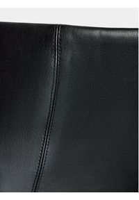 Gina Tricot Sukienka z imitacji skóry 21690 Czarny Slim Fit. Kolor: czarny. Materiał: skóra