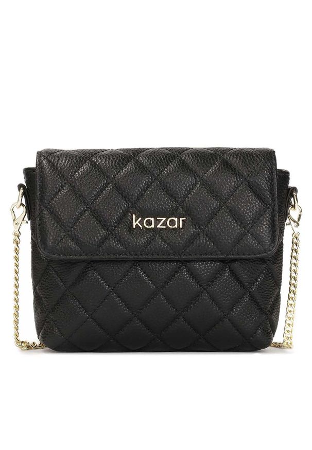 Torebka Kazar Gaya 19911-15-00 Czarny. Kolor: czarny. Materiał: skórzane