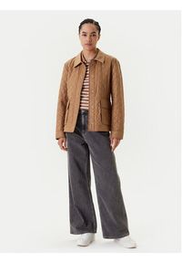 TOMMY HILFIGER - Tommy Hilfiger Kurtka przejściowa WW0WW45641 Brązowy Regular Fit. Kolor: brązowy. Materiał: syntetyk #4