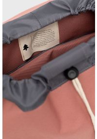 Lefrik plecak damski kolor różowy duży gładki. Kolor: różowy. Materiał: materiał. Wzór: gładki #4