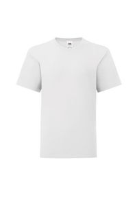 FRUIT OF THE LOOM - Koszulka Dziecięca Iconic 150 Plain T-shirt. Kolor: biały