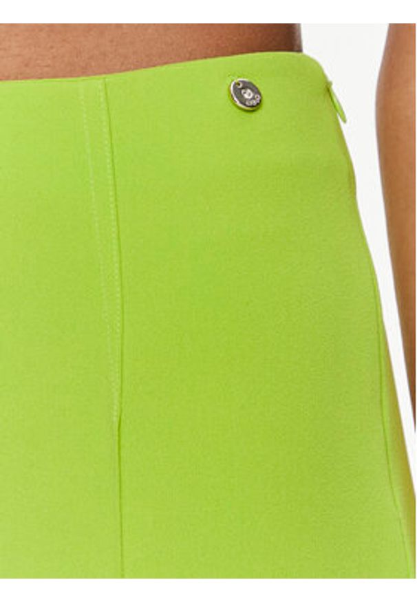 Liu Jo Spodnie materiałowe CA4137 J1930 Zielony Flare Fit. Kolor: zielony. Materiał: syntetyk