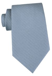 Męski Krawat - Chattier - Jasnobłękitny, Mikrowzór Tkaniny. Kolor: niebieski. Materiał: tkanina. Styl: elegancki, klasyczny, wizytowy #1