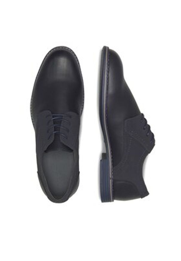 Lanetti Półbuty M16AW070-31 Granatowy. Kolor: niebieski. Materiał: syntetyk