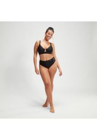 Góra od kostiumu kąpielowego damskiego Speedo Tri Bikini Top. Kolor: czarny