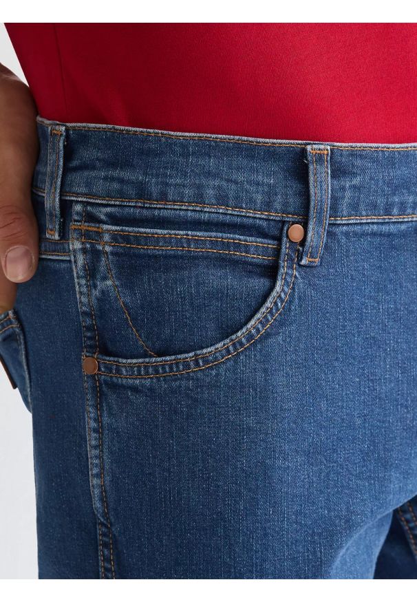 Wrangler - MĘSKIE SPODNIE WRANGLER GREENSBORO BLUE TOMORROW 112338770