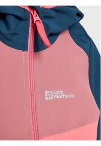 Jack Wolfskin Kurtka softshell Turbulence 1606385 Różowy Regular Fit. Kolor: różowy. Materiał: syntetyk