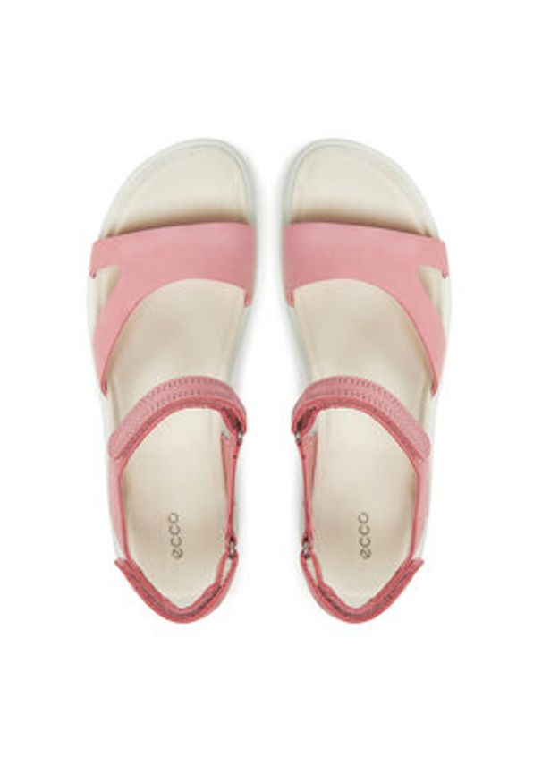 ecco - ECCO Sandały Cruise II 82188302363 Różowy. Kolor: różowy. Materiał: nubuk, skóra