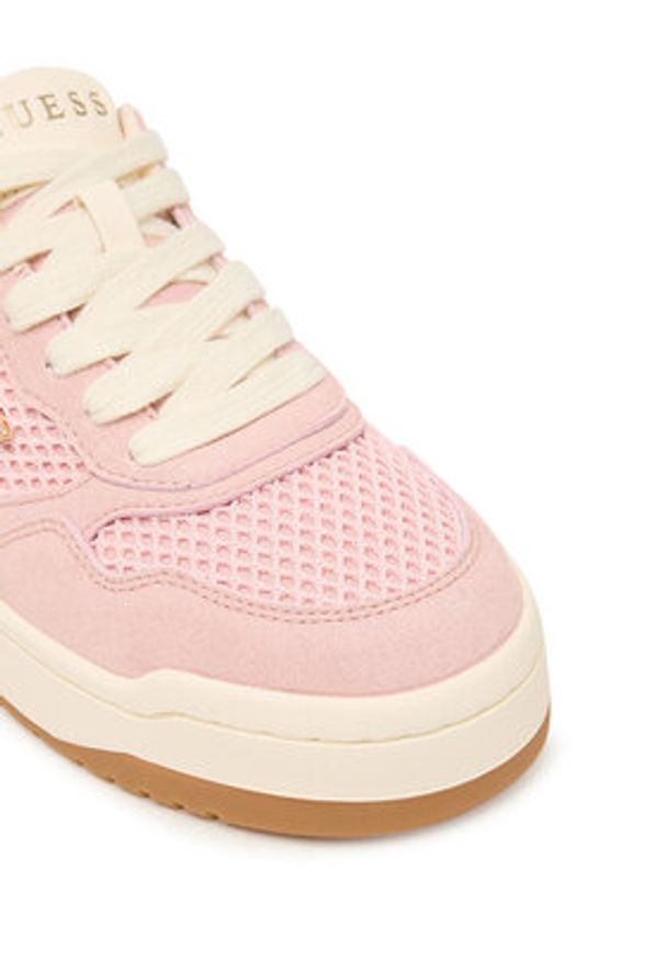Guess Sneakersy FLJM13 FAB12 Różowy. Kolor: różowy. Materiał: materiał