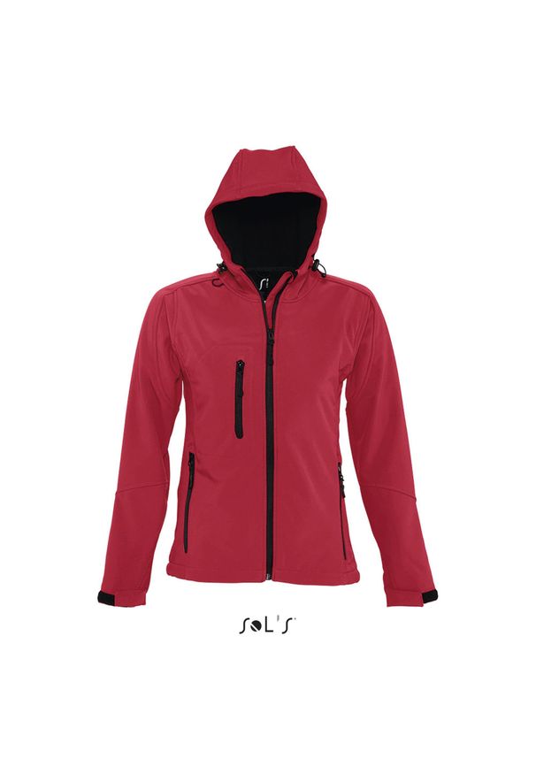 SOL'S - Damska wiatrówka Sol's Replay. Kolor: czerwony