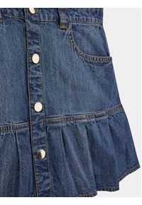 Guess Sukienka jeansowa J4RK30 D58Z0 Granatowy Regular Fit. Kolor: niebieski. Materiał: bawełna