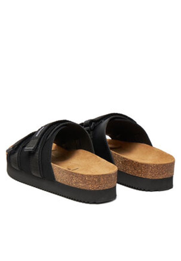 Novesta Klapki Partisan N358001-999701NER Czarny. Kolor: czarny. Materiał: skóra