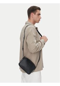 Calvin Klein Saszetka Modern Business Flat Camera Bag K50K512905 Czarny. Kolor: czarny. Materiał: skóra