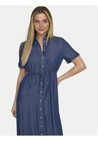 only - ONLY Sukienka jeansowa Charis 15363971 Granatowy Regular Fit. Kolor: niebieski. Materiał: lyocell #7