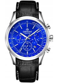 Zegarek Giewont Zegarek Męski Giewont Chronograph Sapphire Srebrno Niebieski GW7650-A3. Kolor: niebieski, srebrny, wielokolorowy #1