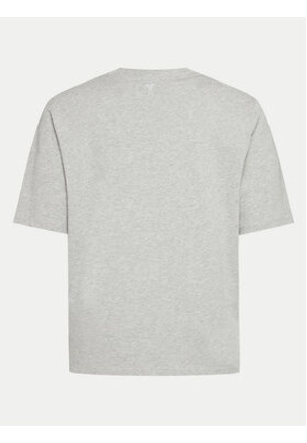 AMI PARIS - AMI Paris T-Shirt UTS024.726 0951 Szary Regular Fit. Kolor: szary. Materiał: bawełna