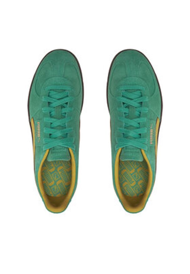 Puma Sneakersy Palermo 396463 18 Zielony. Kolor: zielony. Materiał: skóra, zamsz