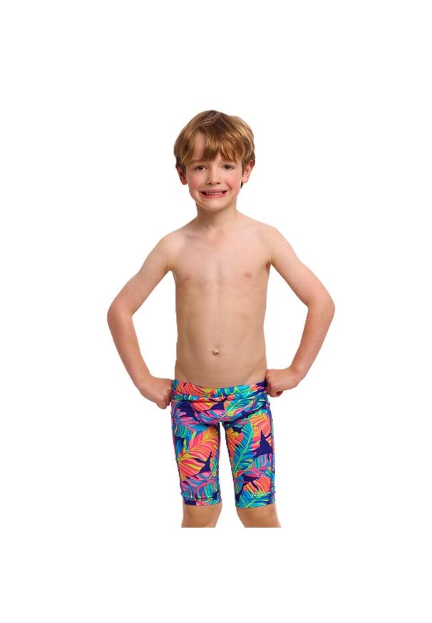 FUNKY TRUNKS - Kąpielówki jammery na basen chłopięce Funky Trunks Leaving. Kolor: niebieski