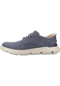 skechers - Kapcie SKECHERS GARZA205352S Niebieski. Kolor: niebieski. Materiał: tkanina