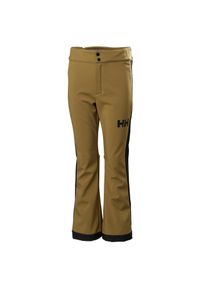 Dziewczęce spodnie narciarskie Helly Hansen Maya Stretch. Kolor: beżowy, wielokolorowy, brązowy. Sezon: zima. Sport: narciarstwo #1