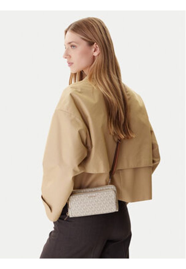 MICHAEL Michael Kors Torebka Jet Set 32F5GJ6C7B Beżowy. Kolor: beżowy