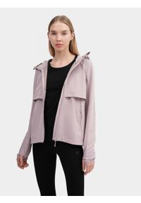4f - Kurtka softshell wiatroodporna membrana 8000 damska. Kolor: beżowy. Materiał: softshell #1