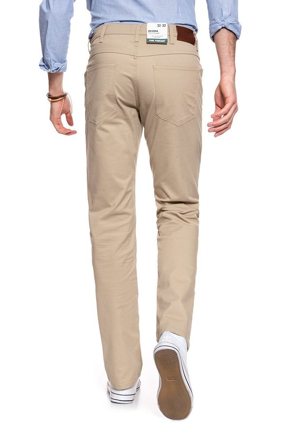 Wrangler - WRANGLER SPODNIE MĘSKIE ARIZONA CORNSTALK W12OV6335 112126479. Materiał: materiał