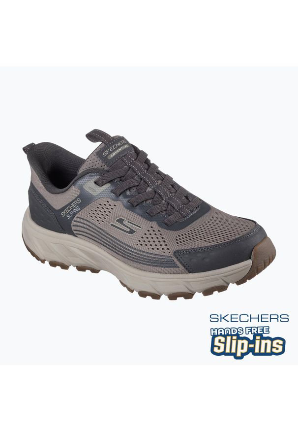 skechers - Buty męskie SKECHERS Hillcrest 2.0 taupe. Kolor: brązowy