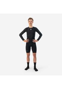 ROGELLI - Spodenki rowerowe męskie Rogelli Thermal Dwr, ocieplane. Kolor: czarny. Długość: krótkie. Sezon: jesień, wiosna. Sport: kolarstwo