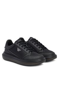 Emporio Armani Sneakersy EM003666 AF19532 MC105 Czarny. Kolor: czarny. Materiał: skóra #5