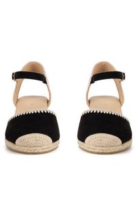 Jenny Fairy Espadryle WYL2610-1 Czarny. Kolor: czarny. Materiał: materiał #6