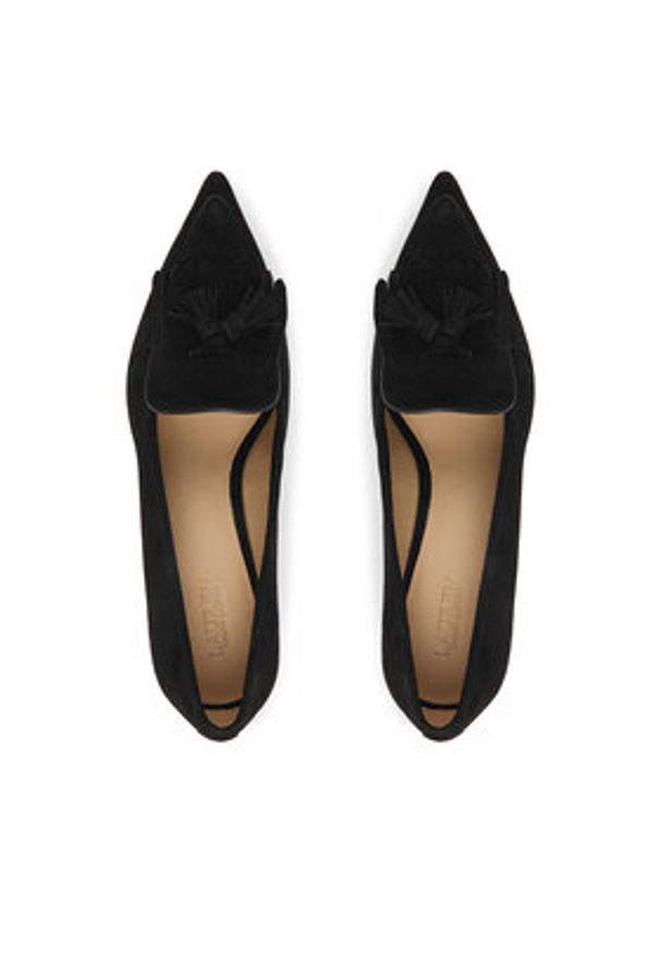 Lauren Ralph Lauren - LAUREN RALPH LAUREN Czółenka 802P04172001 Czarny. Kolor: czarny. Materiał: zamsz, skóra