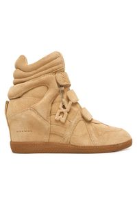 Sneakersy Nokwol. Kolor: beżowy