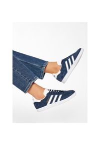 Adidas - Sneakersy adidas. Kolor: niebieski. Model: Adidas Gazelle #1