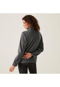 Regatta - Polar roboczy damski Micro Full Zip. Kolor: szary. Materiał: polar. Sport: turystyka piesza #2