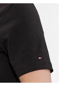 TOMMY HILFIGER - Tommy Hilfiger T-Shirt Flag Tee MW0MW37859 Czarny Regular Fit. Kolor: czarny. Materiał: bawełna #3