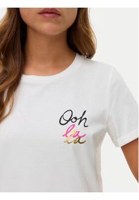 Vero Moda T-Shirt Ikami 10340181 Biały Regular Fit. Kolor: biały. Materiał: bawełna #3